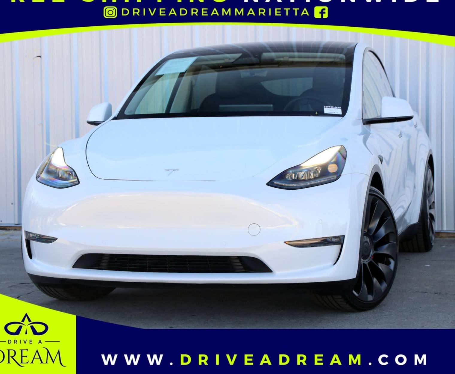 TESLA MODEL Y 2022 7SAYGDEF8NF520736 image